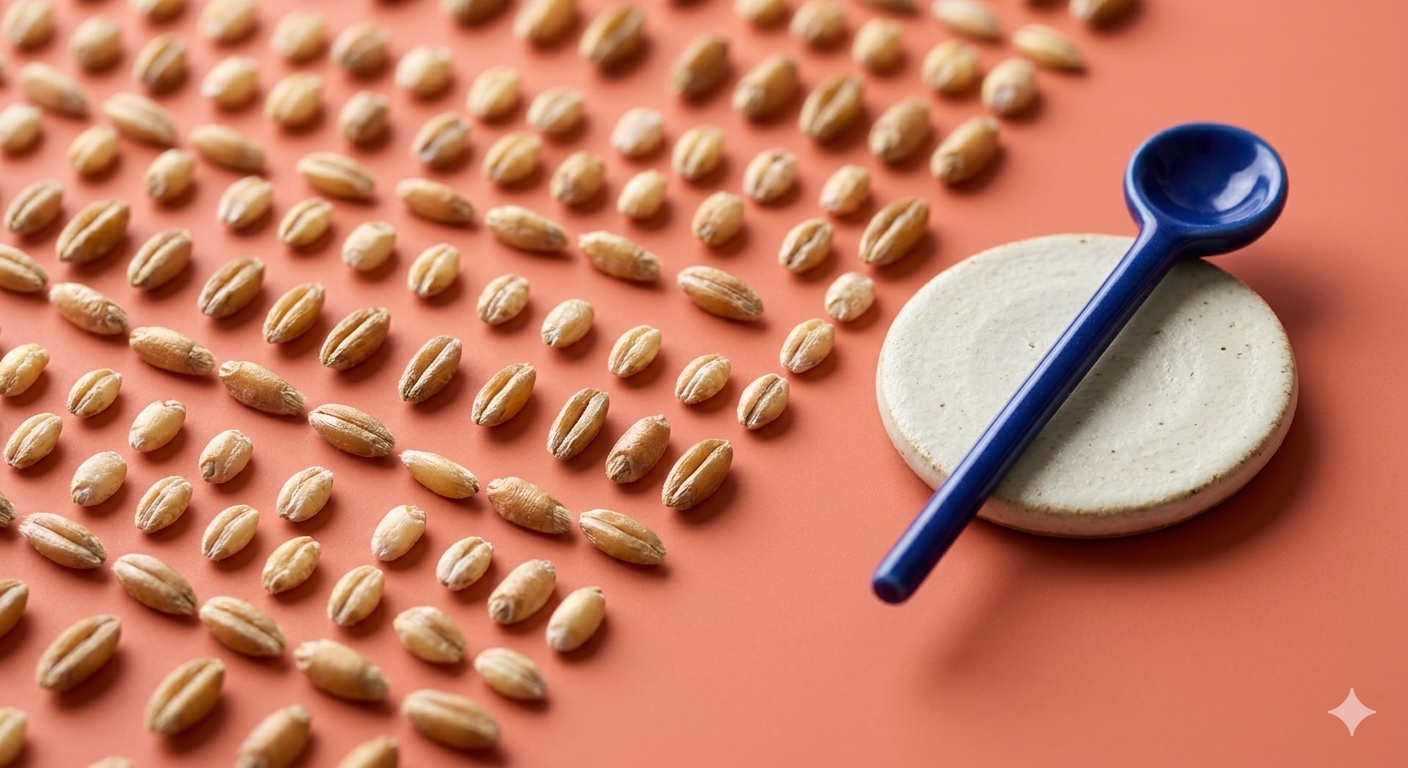 Brew Good Dose mit Löffel und Pulver